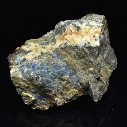 Beudandite sur Tennantite, Azurite, Mas Dieu, Gard.