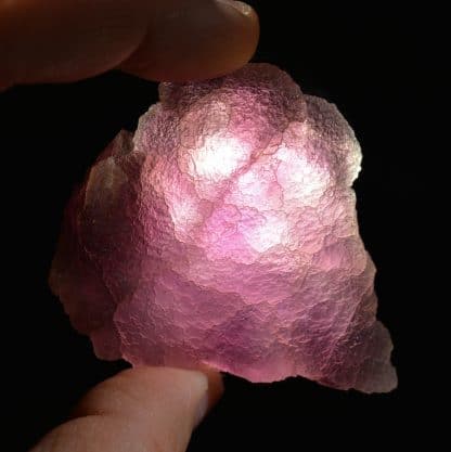 Fluorine violette, mine de Maine-Reclesne, Saône-et-Loire.