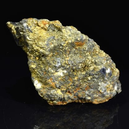 Galène, pyrite et blende, Le Bessette, Puy-de-Dôme.