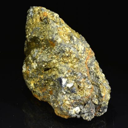 Galène, pyrite et blende, Le Bessette, Puy-de-Dôme.