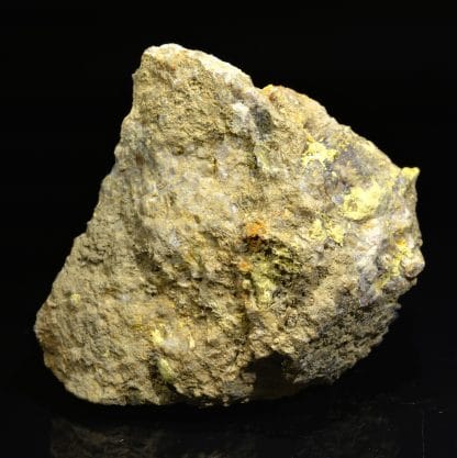 Prixite ou Mimétite, mine des Molérats, Saint-Prix, Saône-et-Loire.