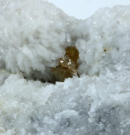 Bastnaésite et dolomite, carrière de Trimouns, Luzenac, Ariège.