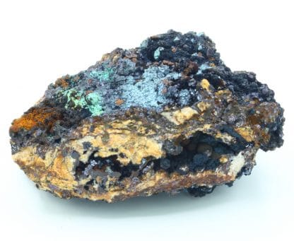 Cristaux de cuprite sur matrice de la mine du Moulinal (Tarn).