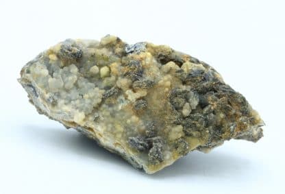 Arsénopyrite sur gangue de la mine de Fontsante, Var.