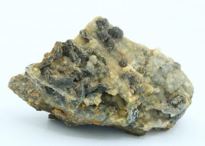 Arsénopyrite sur gangue de la mine de Fontsante, Var.