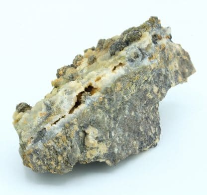 Arsénopyrite sur gangue de la mine de Fontsante, Var.