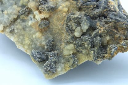 Arsénopyrite sur gangue de la mine de Fontsante, Var.