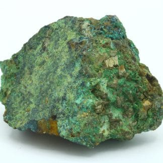 Chalcopyrite partiellement oxydée, mine de Matra en Corse.