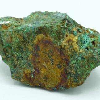 Chalcopyrite partiellement oxydée, mine de Matra en Corse.