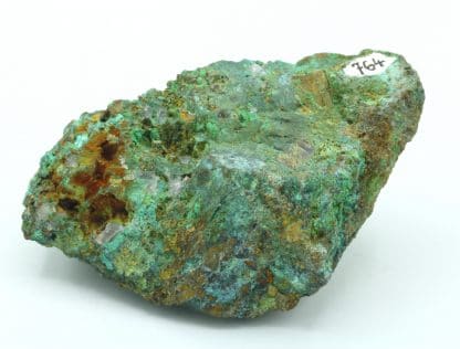 Chalcopyrite partiellement oxydée, mine de Matra en Corse.