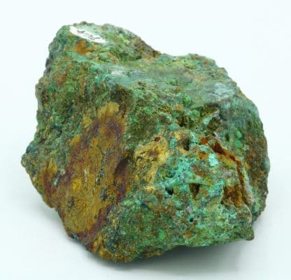 Chalcopyrite partiellement oxydée, mine de Matra en Corse.