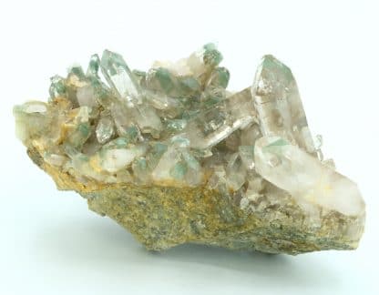 Quartz à inclusions de chlorite, secteur Oisans, Isère.