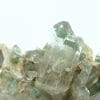 Quartz à inclusions de chlorite, secteur Oisans, Isère.