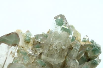 Quartz à inclusions de chlorite, secteur Oisans, Isère.