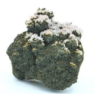 Calcite rose sur chalcopyrite, Laguépie, Tarn-et-Garonne.