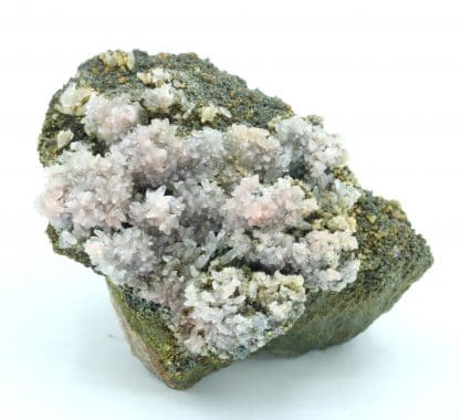 Calcite rose sur chalcopyrite, Laguépie, Tarn-et-Garonne.