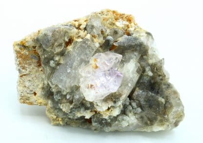 Quartz améthyste, Passage des cristaux, Massif du Beaufortain, Savoie.