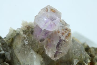 Quartz améthyste, Passage des cristaux, Massif du Beaufortain, Savoie.