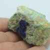 Azurite de l'Hubac de Jourdan à Daluis (Alpes-Maritimes)