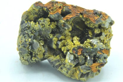 Pyromorphite verte et noire, Les Farges, Ussel, Corrèze, Limousin.