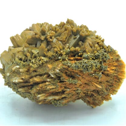 Pyromorphite double génération sur Barytine, Les Farges, Ussel, Corrèze.