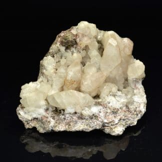 Calcite, grenat grossulaire et épidote, Raon L'Étape, Vosges.