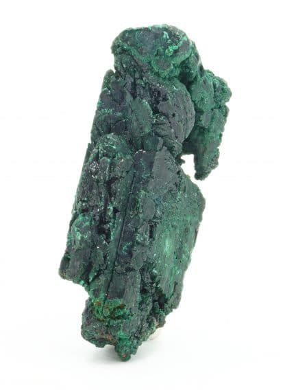 Cristal d'azurite pseudomorphosée en malachite, Maroc.