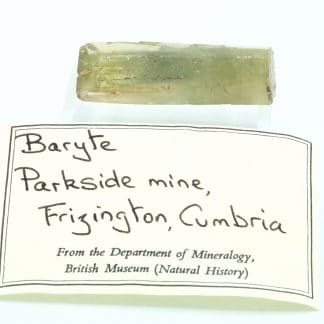 Baryte, Parkside mine, Frizington, Angleterre, Royaume-Uni.
