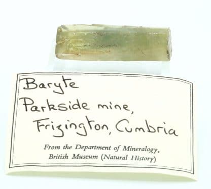 Baryte, Parkside mine, Frizington, Angleterre, Royaume-Uni.