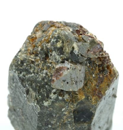Anatase sur quartz et chlorite, massif de la Lauzière, Savoie.