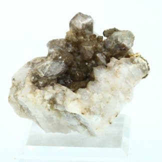 Hématite, quartz, rutile, massif de la Lauzière, Savoie.