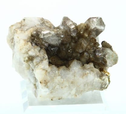 Hématite, quartz, rutile, massif de la Lauzière, Savoie.