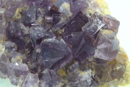 Fluorite violette, Groverake Mine, County Durham, Royaume-Uni.