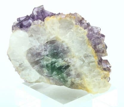 Fluorite violette, Groverake Mine, County Durham, Royaume-Uni.