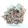 Baryte bleue sur dolomite, Frizington Mine, Cumbria, Royaume-Uni.
