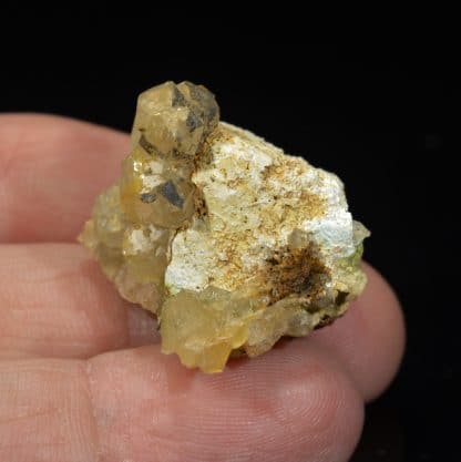 Galène, quartz et hydroxyapatite, L’Argentolle, Saône-et-Loire.