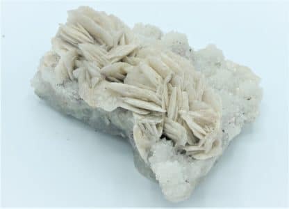 Barytine sur Quartz sur Fluorine, Mine de Fontsante, Var.