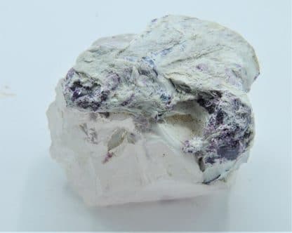 Kämmererite sur Calcite, Kop Krom mine, Aşkale, Erzurum, Turquie.