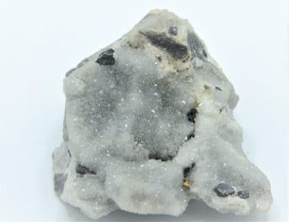 Sphalérite et Galène sur Quartz, Mine de Bleyberg, Plombières, Belgique.