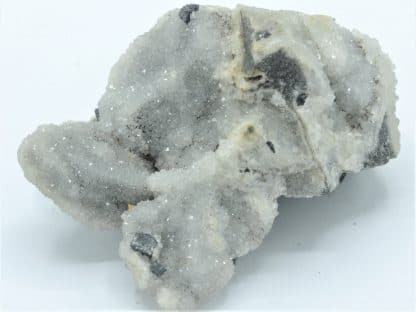 Sphalérite et Galène sur Quartz, Mine de Bleyberg, Plombières, Belgique.