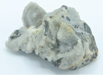 Sphalérite et Galène sur Quartz, Mine de Bleyberg, Plombières, Belgique.