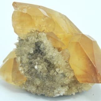 Calcite, Carrière de Biesmerée, Mettet, province de Namur, Belgique.