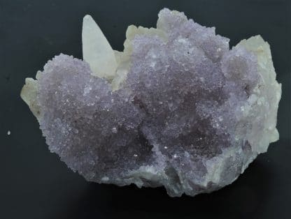 Quartz Améthyste et Calcite, Brésil.