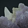 Quartz Améthyste et Calcite, Brésil.