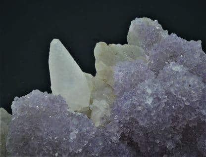 Quartz Améthyste et Calcite, Brésil.