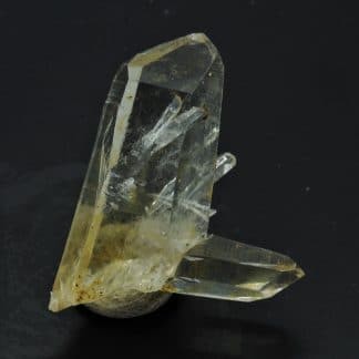 Quartz en macle du Japon / La Gardette, Les Rivoirands, Vizille, Isère.