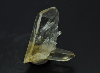 Quartz en macle du Japon / La Gardette, Les Rivoirands, Vizille, Isère.