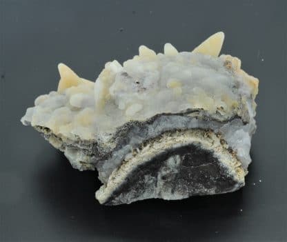 Pseudomorphose de Calcite en Fluorine, Mine des Porres, Var.