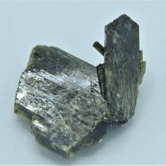 Cristal d’Epidote, Aiguilles Grises, Massif du Mont-Blanc, Italie.