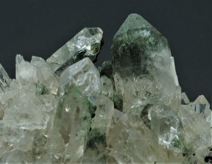 Quartz chloriteux et Sidérite, Grand Pic de la Lauzière, Savoie.